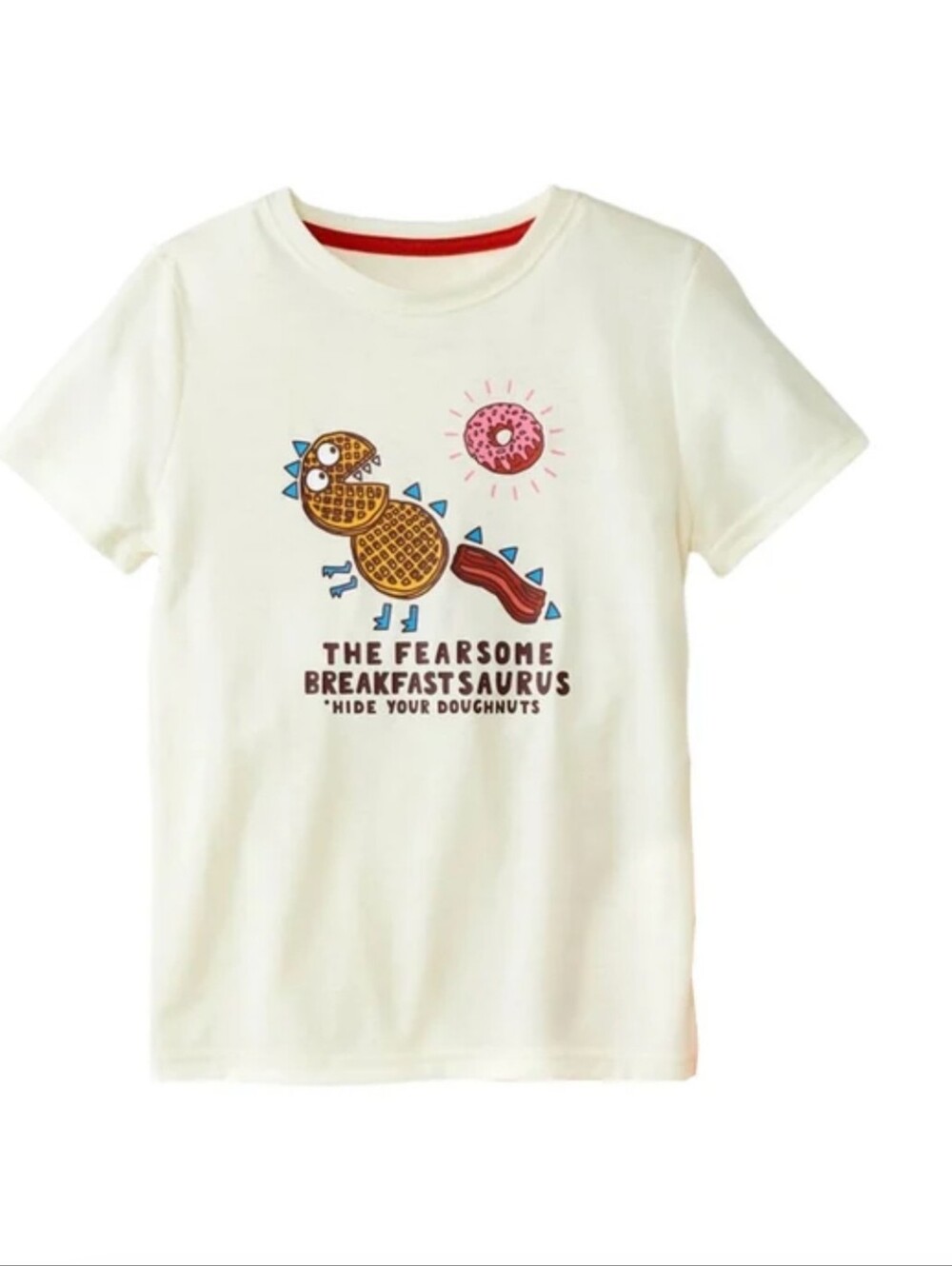Kids Cream 'Fearsome Breakfastsaurus' Graphic Tee - Cat & Jack - S(6/7)